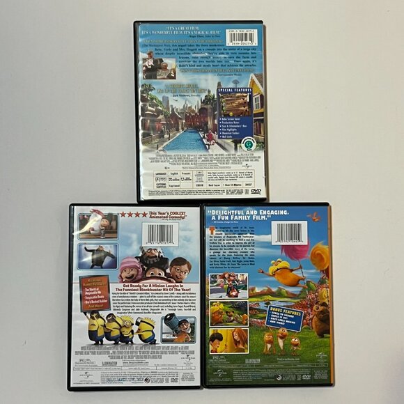 Assorted Lot of 10 Kids Movies DVDs Disney Universal Lego Minions Dr. Seuss - Picture 9 of 10